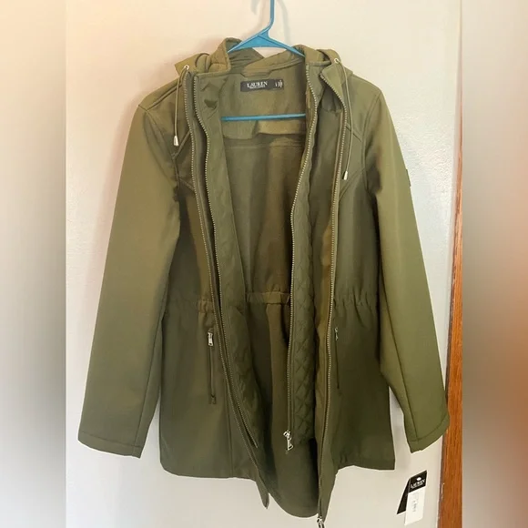 Lauren by Ralph Lauren Softshell W/ Inside Quilted Vesty Size L - Picture 6 of 8